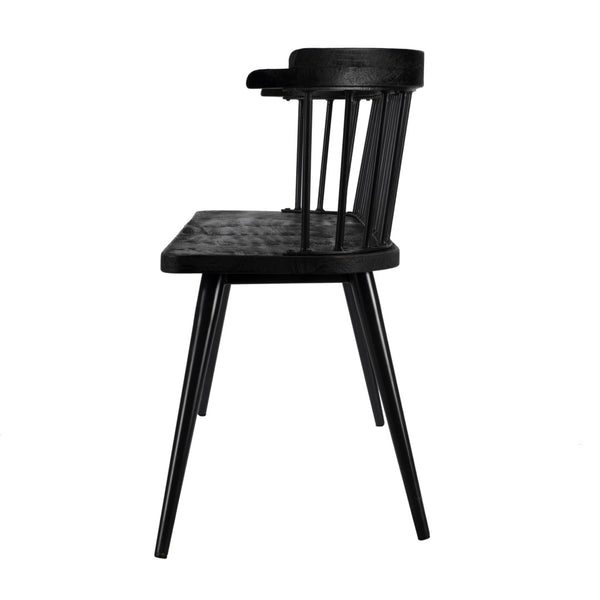 Butler Specialty Tempe Mango Wood Spindle Back  51.25"W Bench XRT Industrial Chic Mango wood and Iron. Hardware: allen key and d nut 5615295-BUTLER