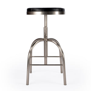 Butler Specialty Clyde Black Leather Adjustable Bar Stool 5617034