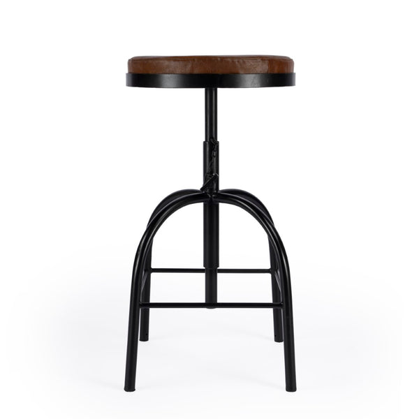 Butler Specialty Clyde Brown Leather Adjustable Bar Stool 5617344