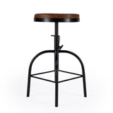 Butler Specialty Clyde Brown Leather Adjustable Bar Stool 5617344