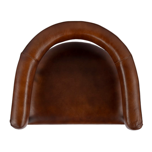 Butler Specialty Dallas Brown Leather and Iron cushioned Bar Stool 5618344