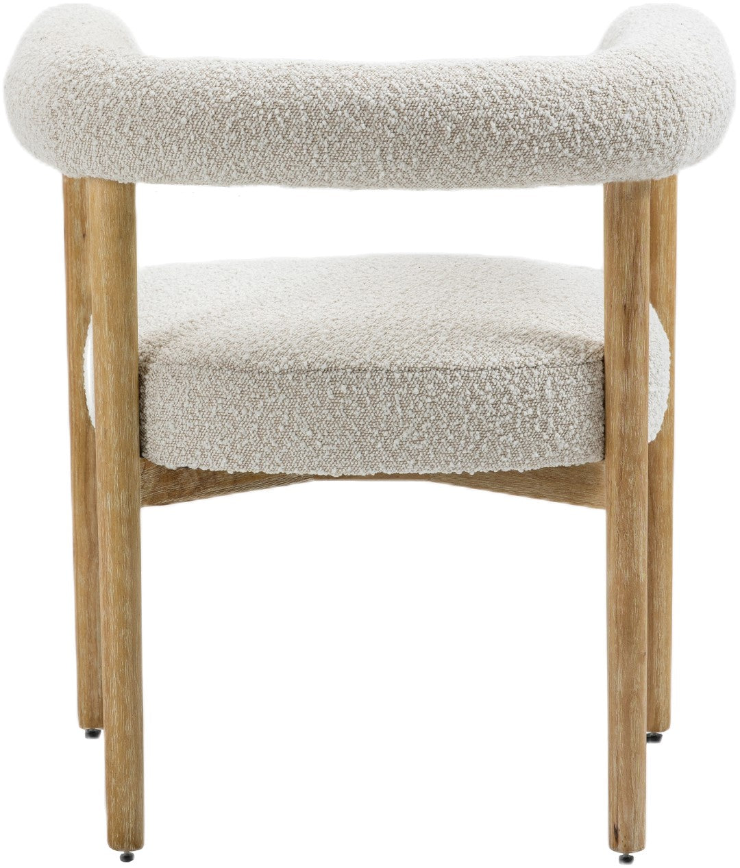 Meridian Furniture Hyatt Boucle Fabric Dining Chair - Thumbnail 3