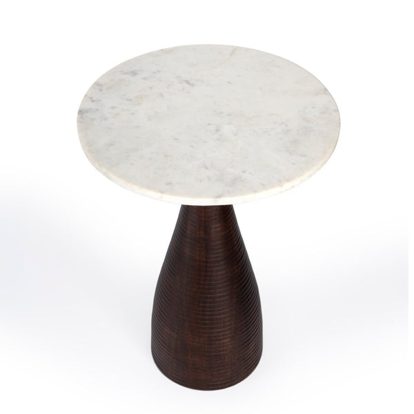 Butler Specialty Julia Marble Pedestal End Table 5627140