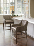 Cypress Point Turner Woven Bar Stool
