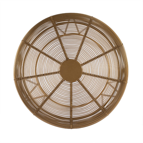 Butler Specialty Allen Decorative Wire Accent Table XRT Antique Gold Iron 5633226-BUTLER