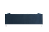 Ansario Contemporary Sofa Blue Velvet(#MJ11-110-1) 56455-ACME