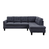 Jeimmur Contemporary Sectional Sofa Gray Linen(#1009-30, Cost: $1.7/m) 56475-ACME