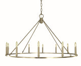 12-Light Brushed Nickel Midtown Dining Chandelier