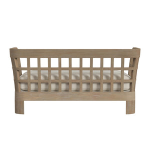 Butler Specialty Monhegan Teak Outdoor Loveseat XRT Natural Teak Teak Wood, Foam, Fabric 5653436-BUTLER