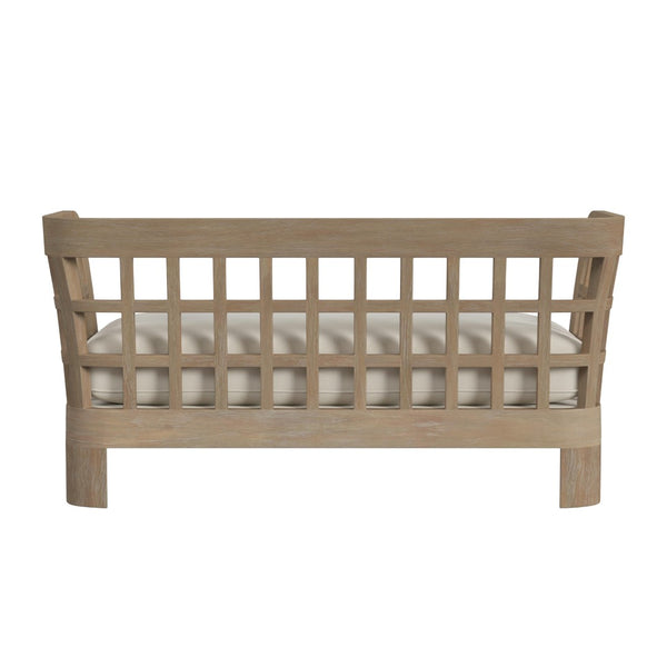 Butler Specialty Monhegan Teak Outdoor Loveseat XRT Natural Teak Teak Wood, Foam, Fabric 5653436-BUTLER