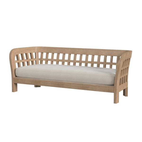 Butler Specialty Monhegan Teak Outdoor Sofa XRT Natural Teak Teak Wood, Foam, Fabric 5654436-BUTLER
