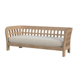 Butler Specialty Monhegan Teak Outdoor Sofa XRT Natural Teak Teak Wood, Foam, Fabric 5654436-BUTLER