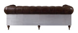 Aberdeen Transitional/Vintage Sofa Vintage Brown TGL (VCC# Vintage Brown Leather) • ALUMINUM () • LEG] tbc () 56590-ACME