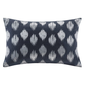 INK+IVY Nadia Dot Casual| 100% Cotton Embroidered Oblong Pillow II30-545