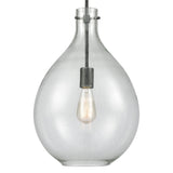 Sunderland 12'' Wide 1-Light Mini Pendant - Silvered Graphite