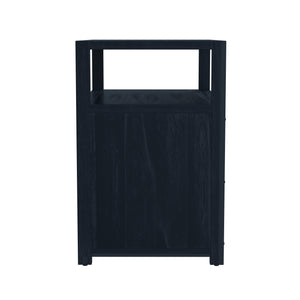 Butler Specialty Lark 2 Drawer Wide Nightstand XRT Navy Blue Acacia Wood, MDF, Acacia Veneer 5670291-BUTLER