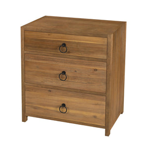 Butler Specialty Lark Natural 3 Drawer Nightstand XRT Natural Pine Wood -MDF 5671312-BUTLER