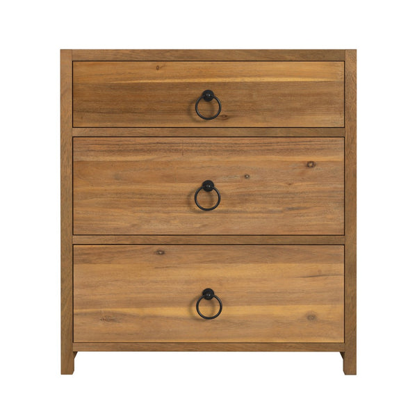 Butler Specialty Lark Natural 3 Drawer Nightstand XRT Natural Pine Wood -MDF 5671312-BUTLER
