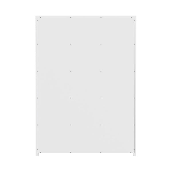 Butler Specialty Lark 5 Drawer Dresser XRT White Acacia Wood -MDF -Acacia Veneer 5672304-BUTLER