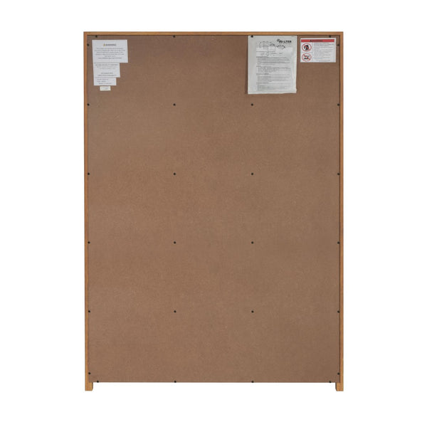 Butler Specialty Lark Natural 5 Drawer Dresser XRT Natural Acacia Wood -MDF -Acacia Veneer 5672312-BUTLER