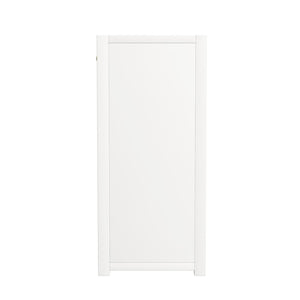 Butler Specialty Lark 2 Door Cabinet with Storage XRT White Acacia Wood -MDF -Acacia Veneer 5673304-BUTLER