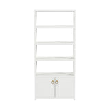 Butler Specialty Lark  4- Tier Etagere Bookcase Cabinet XRT White Pine Wood -MDF 5674304-BUTLER