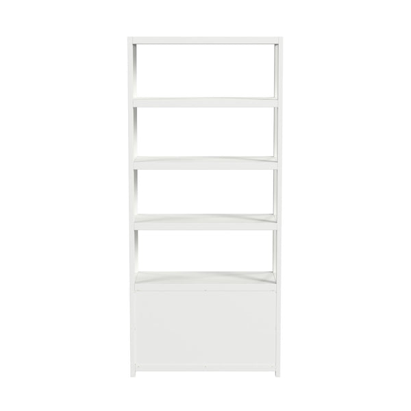 Butler Specialty Lark  4- Tier Etagere Bookcase Cabinet XRT White Pine Wood -MDF 5674304-BUTLER