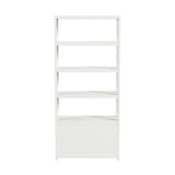 Butler Specialty Lark  4- Tier Etagere Bookcase Cabinet XRT White Pine Wood -MDF 5674304-BUTLER