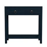 Butler Specialty Lark Wide 1 Drawer Console XRT Navy Blue Acacia Wood, MDF, Acacia Veneer 5675291-BUTLER