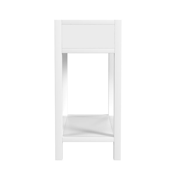 Butler Specialty Lark 30" Wood 1-Drawer Nightstand XRT White Acacia Wood, MDF, Acacia Veneer 5675304-BUTLER