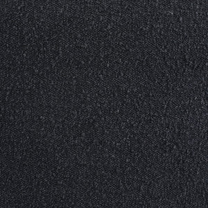 Como Boucle Fabric / Wood / Foam Contemporary Black Boucle Fabric Accent Chair - 28" W x 29.5" D x 25.5" H