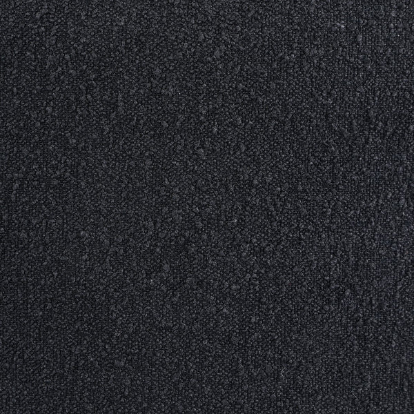 Como Boucle Fabric / Wood / Foam Contemporary Black Boucle Fabric Accent Chair - 28" W x 29.5" D x 25.5" H