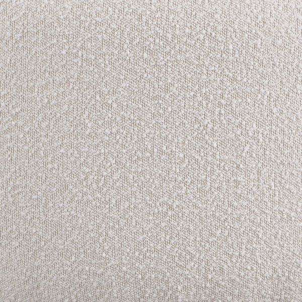 Como Boucle Fabric / Wood / Foam Contemporary Cream Boucle Fabric Accent Chair - 28" W x 29.5" D x 25.5" H