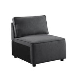 Silvester Contemporary Modular Armless Chair