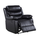 Eilbra Contemporary Power Recliner Black PU(#AB-16) 56910-ACME