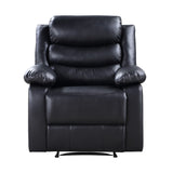 Eilbra Contemporary Power Recliner Black PU(#AB-16) 56910-ACME