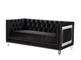 Heibero Contemporary Loveseat with 2 Pillows