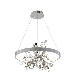 Bethel Chrome LED Chandelier in Stainless Steel & Aluminum