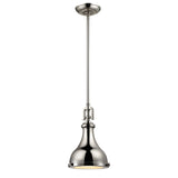 Rutherford 9'' Wide 1-Light Mini Pendant - Polished Nickel