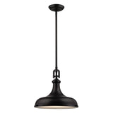 Rutherford 15'' Wide 1-Light Pendant - Oil Rubbed Bronze