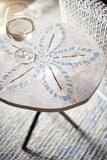 Ocean Breeze Sand Dollar End Table