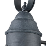 Onion 15'' High 1-Light Outdoor Sconce - Aged Zinc