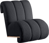 Swoon Faux Sheepskin Contemporary Accent Chair