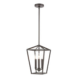 Fairfax 9'' Wide 3-Light Mini Pendant - Oil Rubbed Bronze