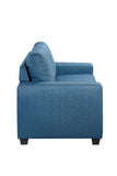 Zoilos Contemporary Sleeper Sofa Blue Fabric(#QF1005-5) 57215-ACME