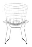 Zuo Modern Wire Steel Modern Commercial Grade Dining Chair Set - Set of 2 Chrome Steel