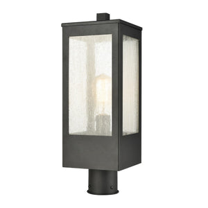 Angus 20'' High 1-Light Outdoor Post Light - Charcoal