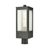 Angus 20'' High 1-Light Outdoor Post Light - Charcoal