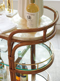 Palm Desert Toscana Rattan Mobile Bar Cart