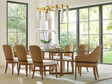 Palm Desert Sheridan Glass Top Dining Table